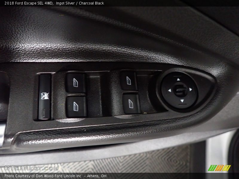 Ingot Silver / Charcoal Black 2018 Ford Escape SEL 4WD