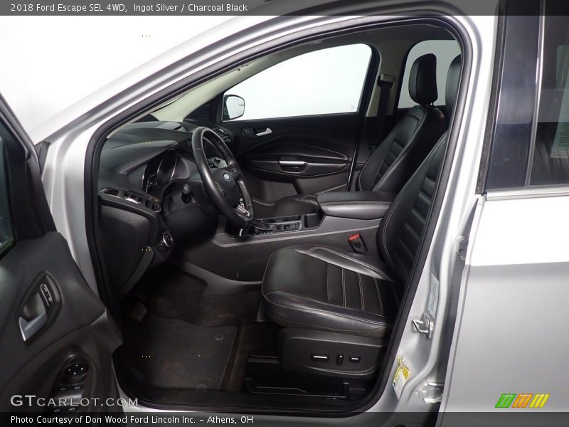 Ingot Silver / Charcoal Black 2018 Ford Escape SEL 4WD