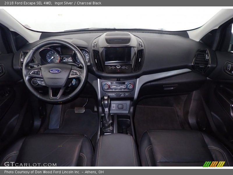 Ingot Silver / Charcoal Black 2018 Ford Escape SEL 4WD
