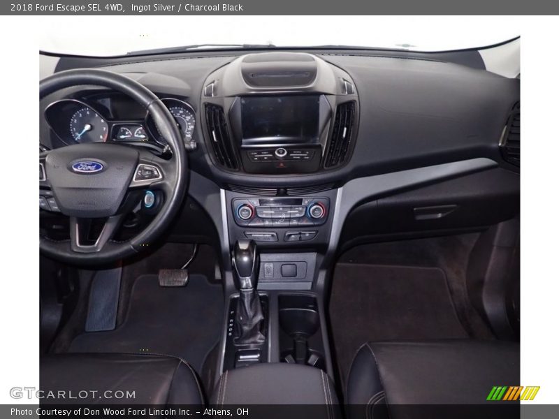 Ingot Silver / Charcoal Black 2018 Ford Escape SEL 4WD