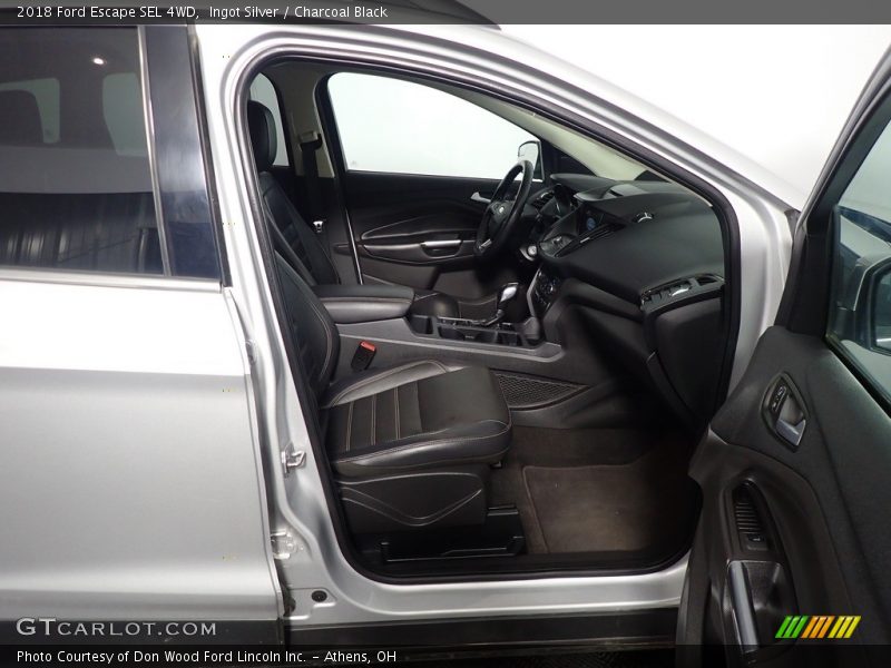 Ingot Silver / Charcoal Black 2018 Ford Escape SEL 4WD