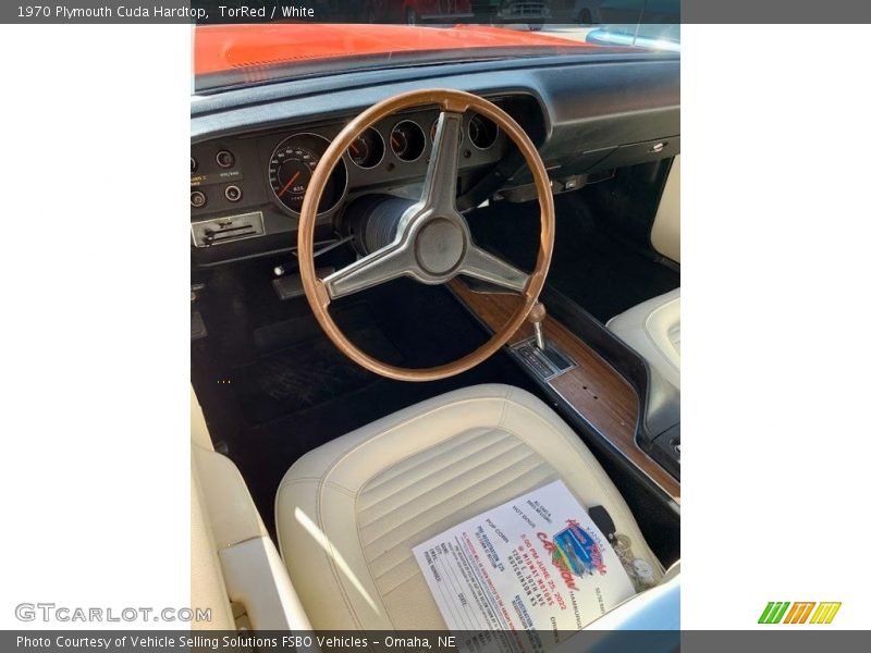  1970 Cuda Hardtop White Interior