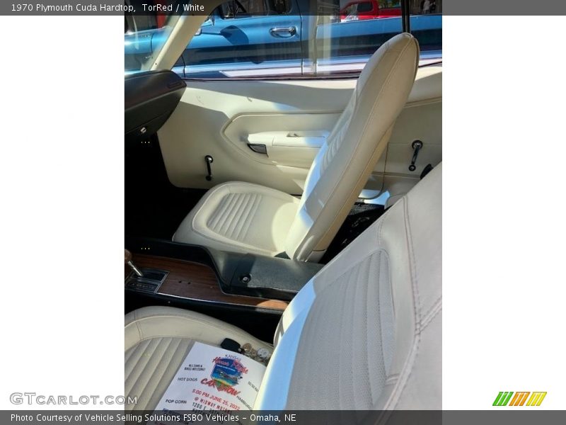 Front Seat of 1970 Cuda Hardtop