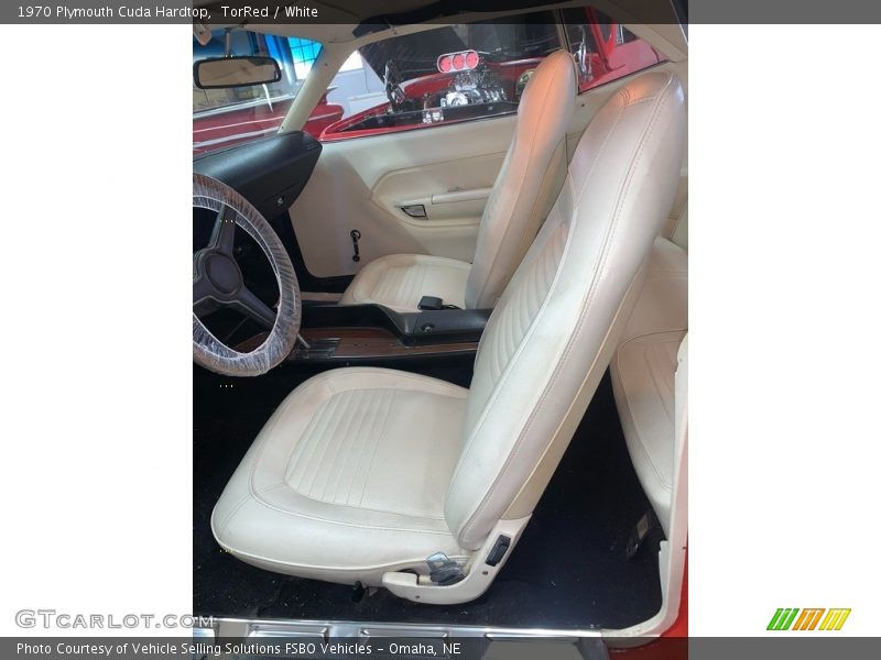 Front Seat of 1970 Cuda Hardtop