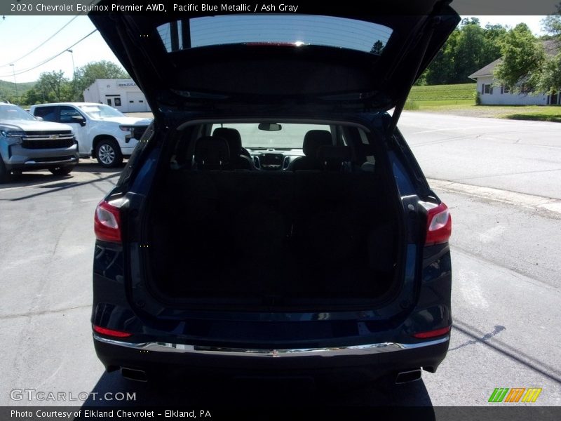 Pacific Blue Metallic / Ash Gray 2020 Chevrolet Equinox Premier AWD