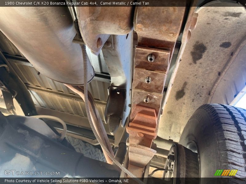 Undercarriage of 1980 C/K K20 Bonanza Regular Cab 4x4