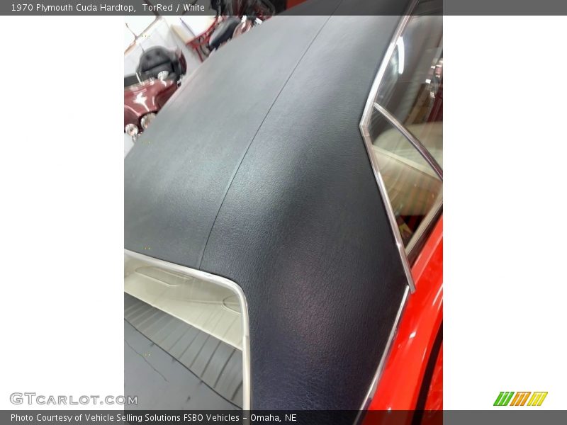 TorRed / White 1970 Plymouth Cuda Hardtop