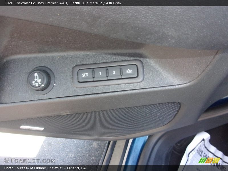 Pacific Blue Metallic / Ash Gray 2020 Chevrolet Equinox Premier AWD