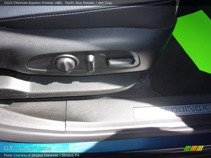 Pacific Blue Metallic / Ash Gray 2020 Chevrolet Equinox Premier AWD