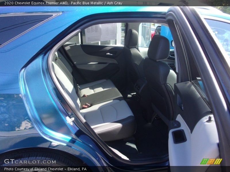 Pacific Blue Metallic / Ash Gray 2020 Chevrolet Equinox Premier AWD