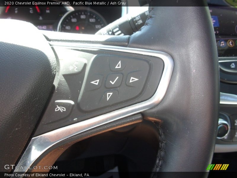 Pacific Blue Metallic / Ash Gray 2020 Chevrolet Equinox Premier AWD