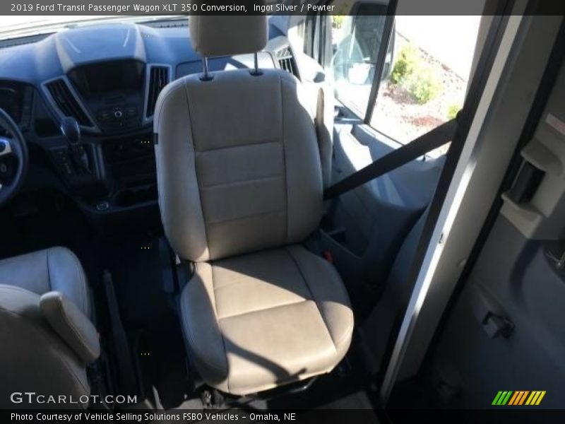 Ingot Silver / Pewter 2019 Ford Transit Passenger Wagon XLT 350 Conversion