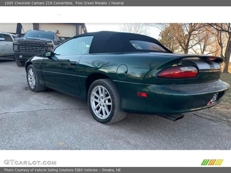 Polo Green Metallic / Neutral 1995 Chevrolet Camaro Z28 Convertible