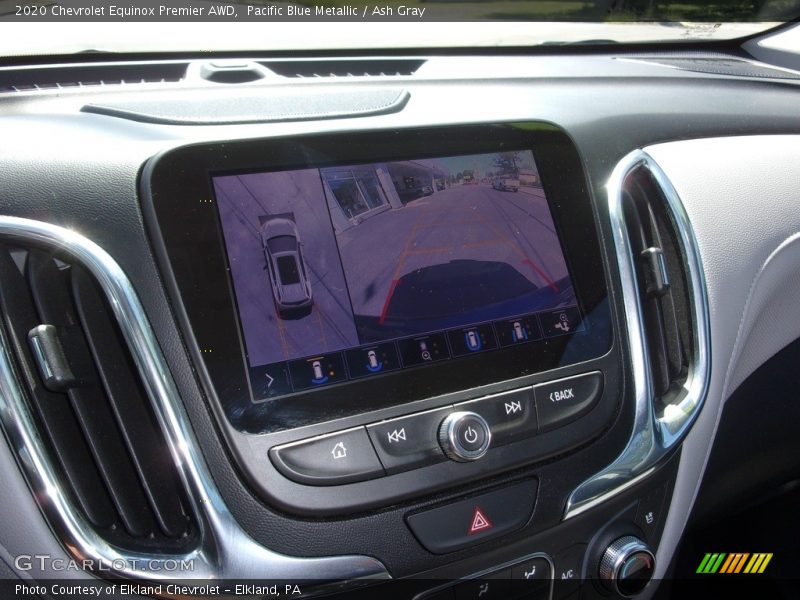 Pacific Blue Metallic / Ash Gray 2020 Chevrolet Equinox Premier AWD