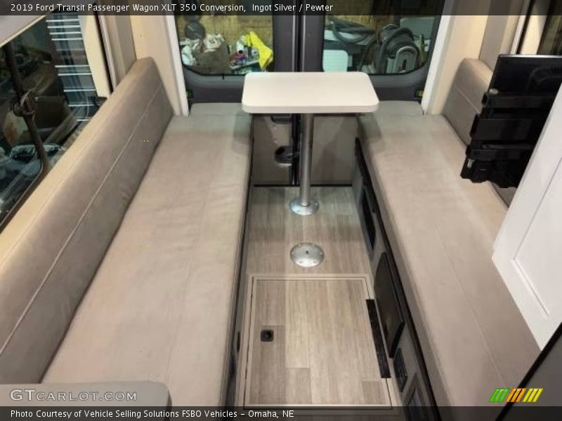 Ingot Silver / Pewter 2019 Ford Transit Passenger Wagon XLT 350 Conversion