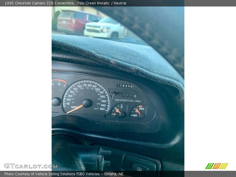 Polo Green Metallic / Neutral 1995 Chevrolet Camaro Z28 Convertible