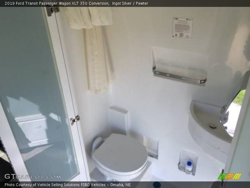 Ingot Silver / Pewter 2019 Ford Transit Passenger Wagon XLT 350 Conversion