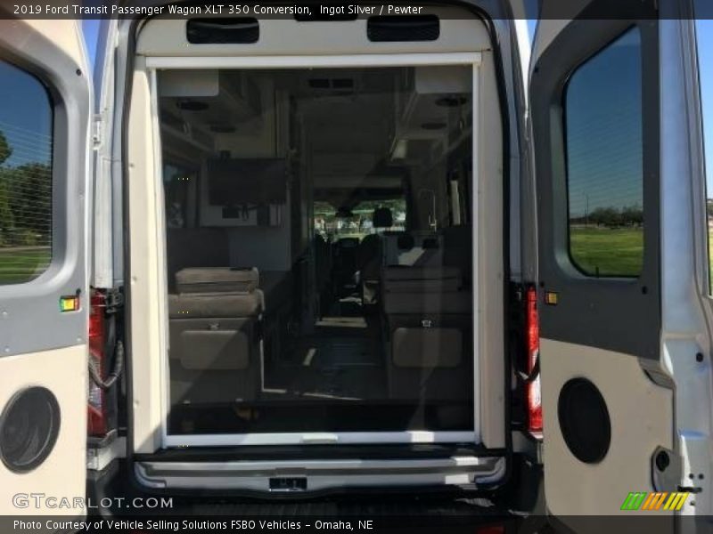 Ingot Silver / Pewter 2019 Ford Transit Passenger Wagon XLT 350 Conversion