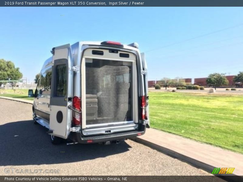 Ingot Silver / Pewter 2019 Ford Transit Passenger Wagon XLT 350 Conversion