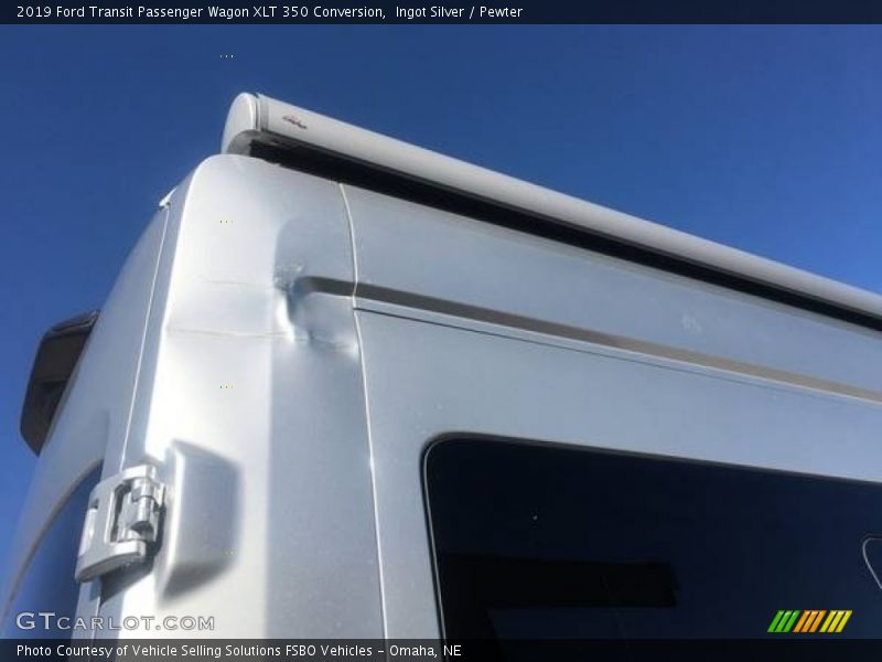 Ingot Silver / Pewter 2019 Ford Transit Passenger Wagon XLT 350 Conversion
