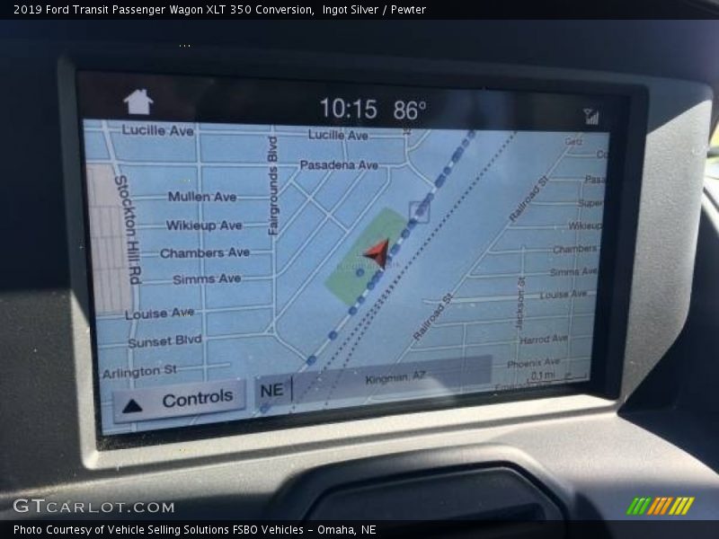 Ingot Silver / Pewter 2019 Ford Transit Passenger Wagon XLT 350 Conversion