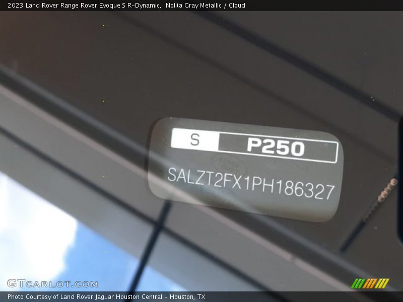 Nolita Gray Metallic / Cloud 2023 Land Rover Range Rover Evoque S R-Dynamic