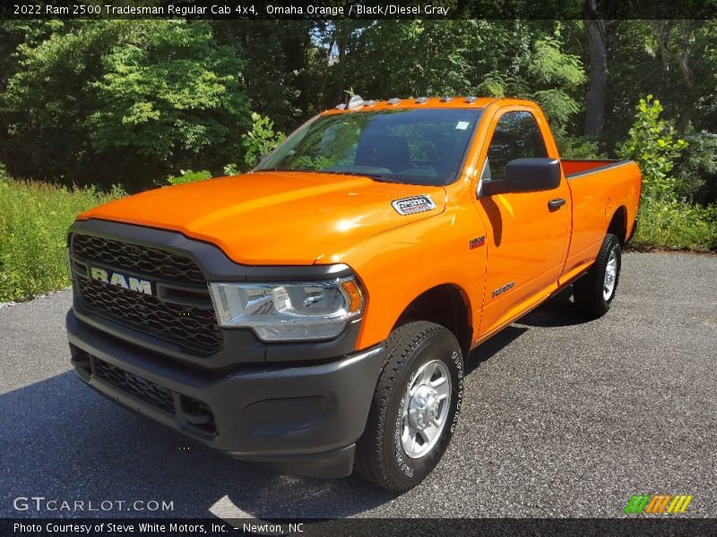 Omaha Orange / Black/Diesel Gray 2022 Ram 2500 Tradesman Regular Cab 4x4