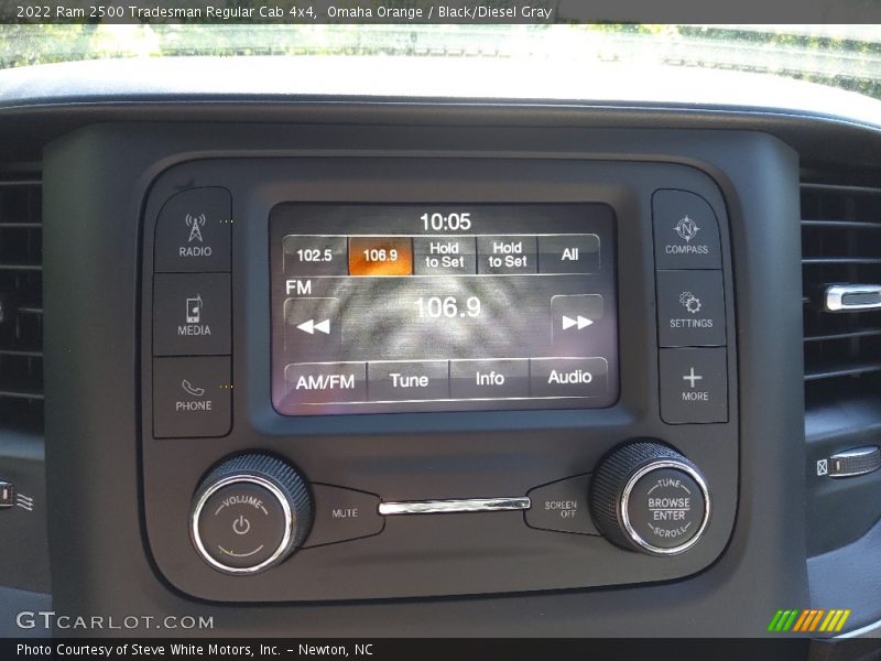 Audio System of 2022 2500 Tradesman Regular Cab 4x4