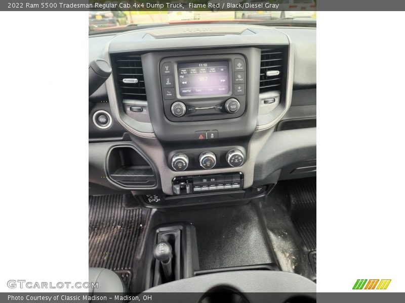 Flame Red / Black/Diesel Gray 2022 Ram 5500 Tradesman Regular Cab 4x4 Dump Truck