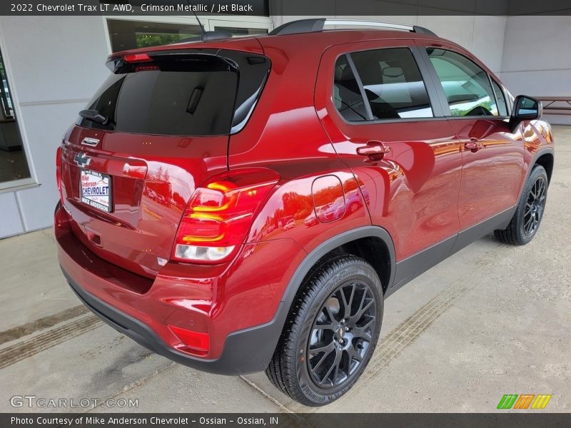 Crimson Metallic / Jet Black 2022 Chevrolet Trax LT AWD