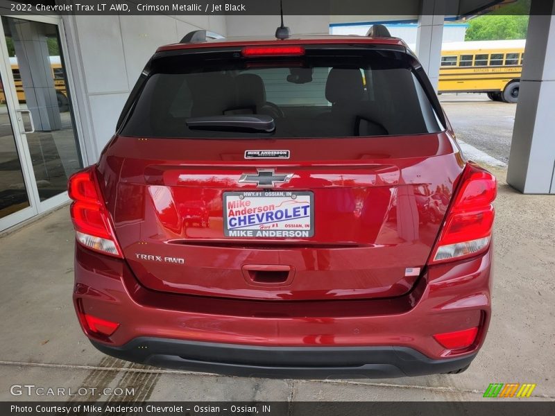 Crimson Metallic / Jet Black 2022 Chevrolet Trax LT AWD