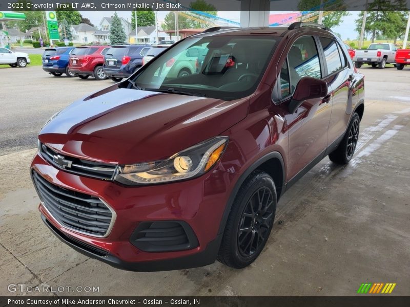 Crimson Metallic / Jet Black 2022 Chevrolet Trax LT AWD