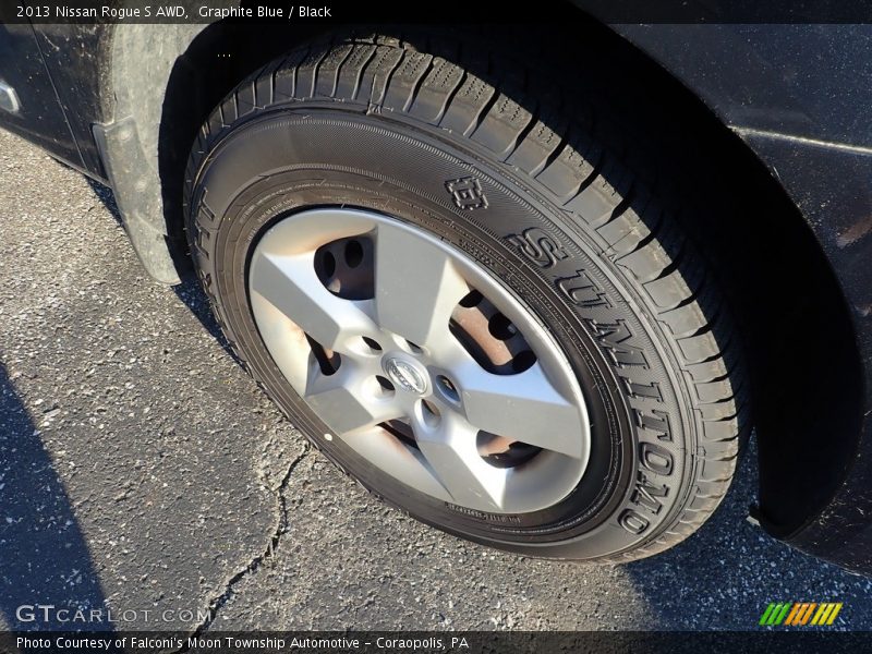 Graphite Blue / Black 2013 Nissan Rogue S AWD