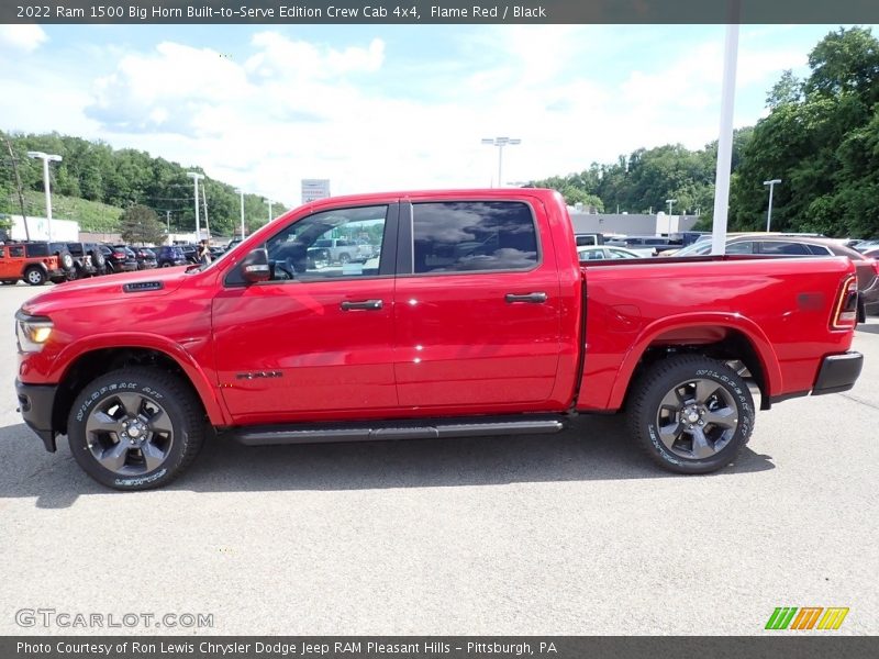 Flame Red / Black 2022 Ram 1500 Big Horn Built-to-Serve Edition Crew Cab 4x4
