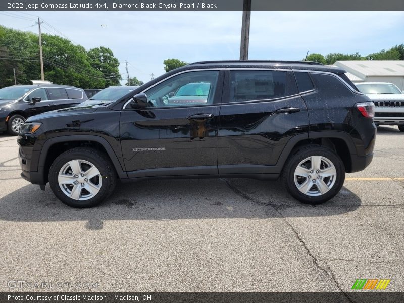 Diamond Black Crystal Pearl / Black 2022 Jeep Compass Latitude 4x4