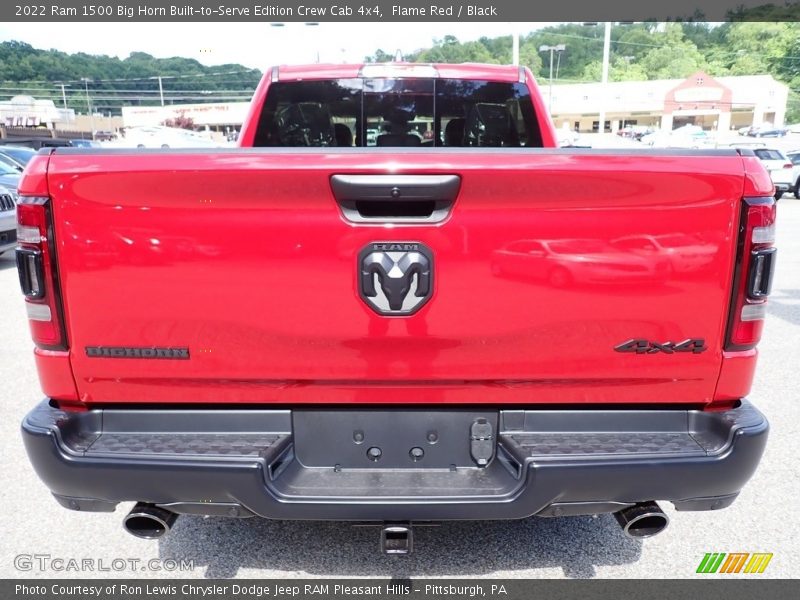Flame Red / Black 2022 Ram 1500 Big Horn Built-to-Serve Edition Crew Cab 4x4