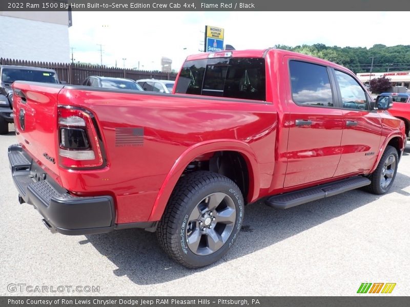 Flame Red / Black 2022 Ram 1500 Big Horn Built-to-Serve Edition Crew Cab 4x4
