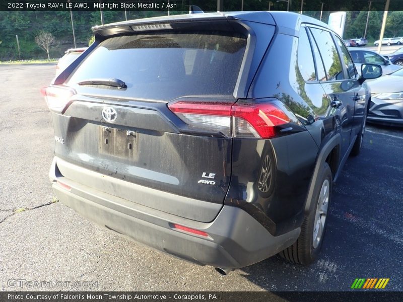 Midnight Black Metallic / Ash 2022 Toyota RAV4 LE AWD