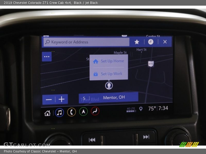 Black / Jet Black 2019 Chevrolet Colorado Z71 Crew Cab 4x4