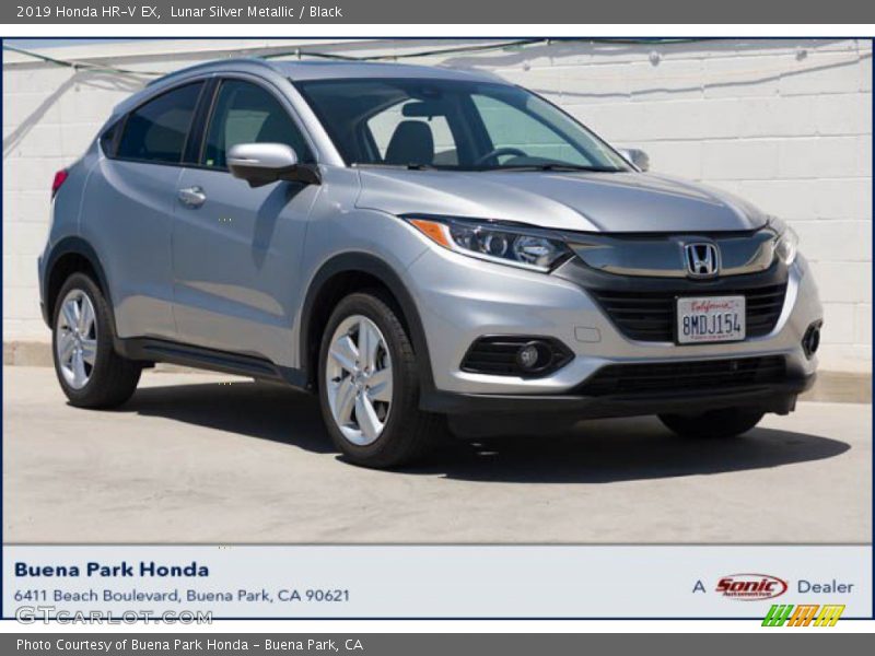 Lunar Silver Metallic / Black 2019 Honda HR-V EX