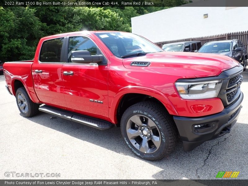 Flame Red / Black 2022 Ram 1500 Big Horn Built-to-Serve Edition Crew Cab 4x4