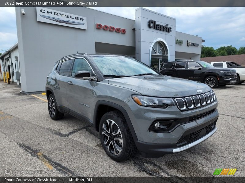 Sting Gray / Black 2022 Jeep Compass Limited 4x4
