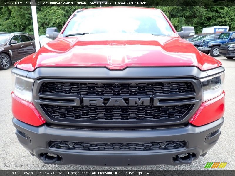 Flame Red / Black 2022 Ram 1500 Big Horn Built-to-Serve Edition Crew Cab 4x4