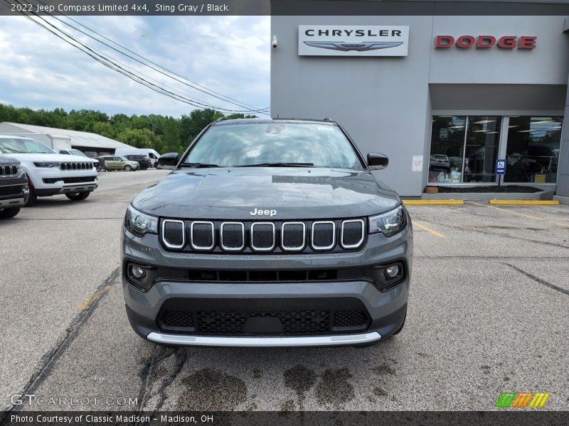 Sting Gray / Black 2022 Jeep Compass Limited 4x4