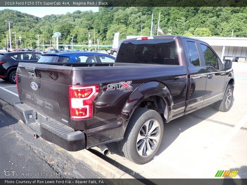 Magma Red / Black 2019 Ford F150 STX SuperCab 4x4