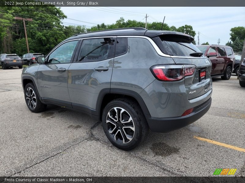 Sting Gray / Black 2022 Jeep Compass Limited 4x4