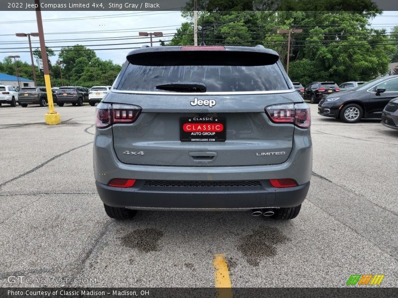 Sting Gray / Black 2022 Jeep Compass Limited 4x4