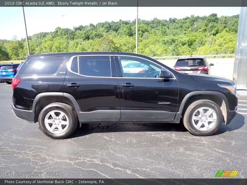 Ebony Twilight Metallic / Jet Black 2019 GMC Acadia SLE AWD