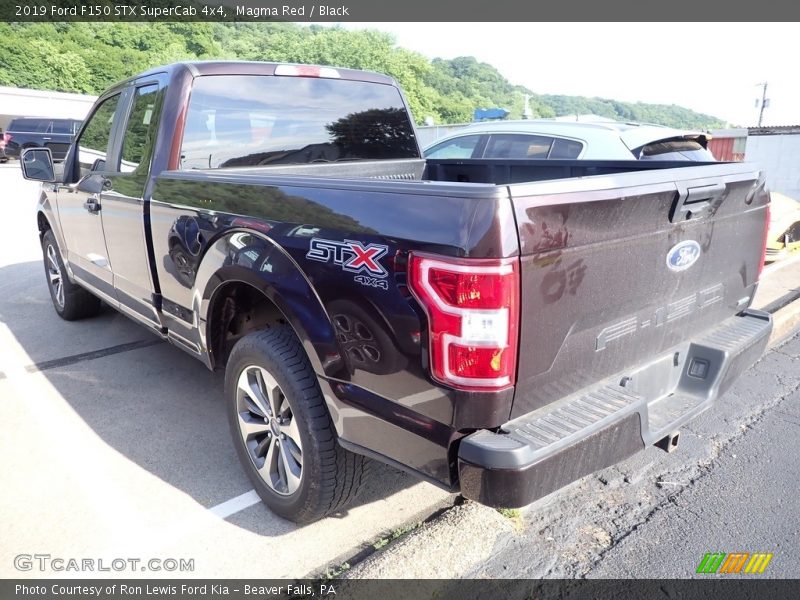 Magma Red / Black 2019 Ford F150 STX SuperCab 4x4