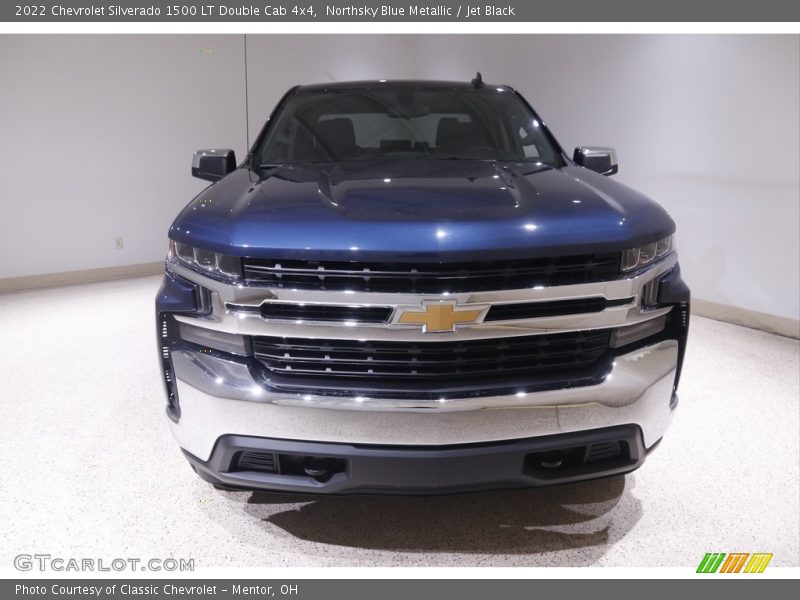 Northsky Blue Metallic / Jet Black 2022 Chevrolet Silverado 1500 LT Double Cab 4x4